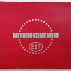 Autodokum. kaaned väikesed PUNANE /DOC1P